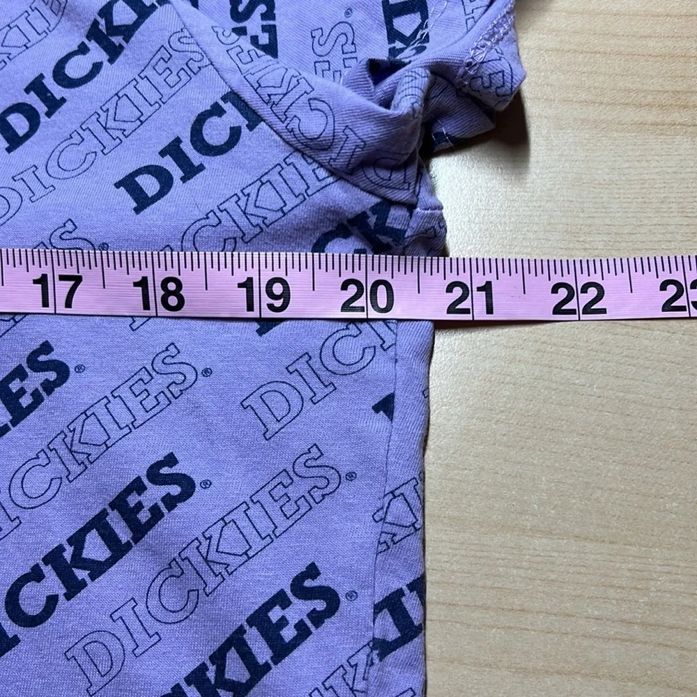 Dickies Logo Cropped Top Short Sleeve Size Large - Picture 7 of 9